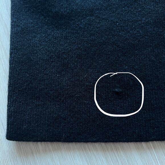 J Crew Cashmere Fringe Trim Sweater Tank Top XS Black - Picture 11 of 13